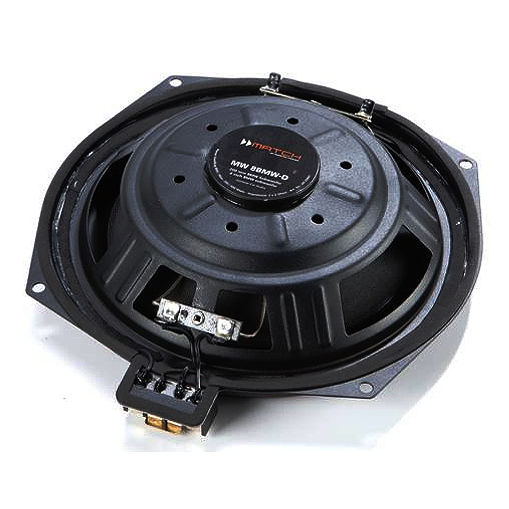 Match 8" MW 8BMWD Underseat Subwoofer BMW FIT Audio 400W 200W